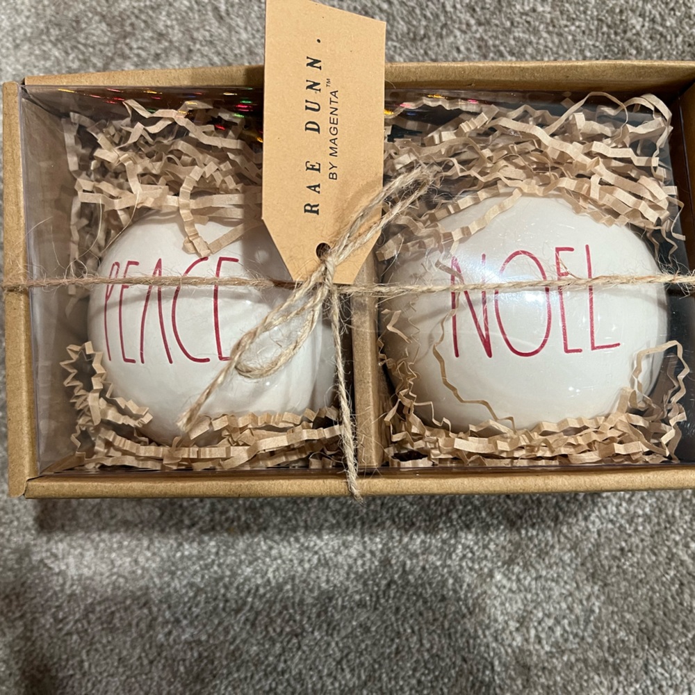 Rae Dunn Christmas Ornaments 
Brand New In Box